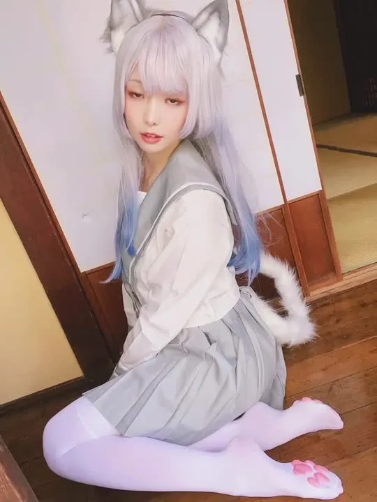 ElyEE子 cosplay album ElyEE子: Veranda White Cat - Video 35